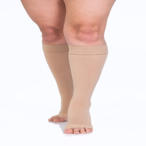 Medias de compresion 20-30 mmHg dedos libres para mujer MEDIVARIC, compresion terapeutica fuerte para varices moderadas, distribuidas por INGESA