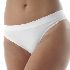 Tanga mujer microfibra Ingesa Air-Seamless invisible segunda piel sin costuras calzón blanco suave