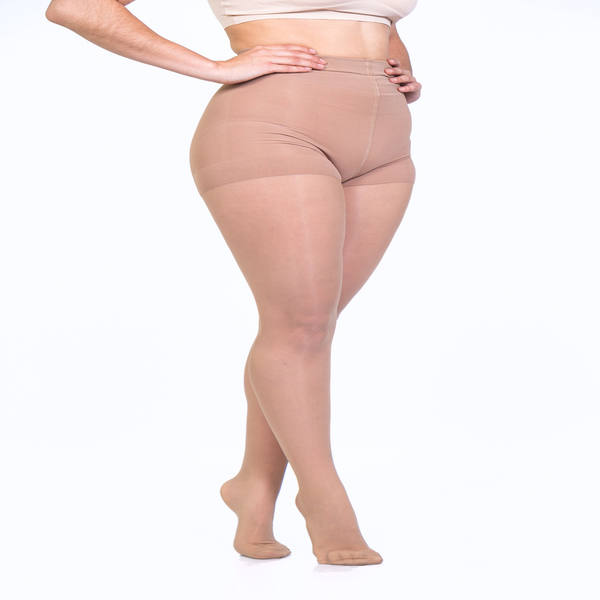 Pantys de compresión mujer Medivaric 70 8-15 mmHg beige preventivo varices embarazo descanso