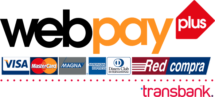 Webpay Plus, Transbank: Visa, Mastercard, Magna, American Express, Diners Club y Redcompra